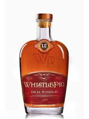 Whistle Pig 12yr Straight Rye Old World Cask Finish 43% ABV 750ml